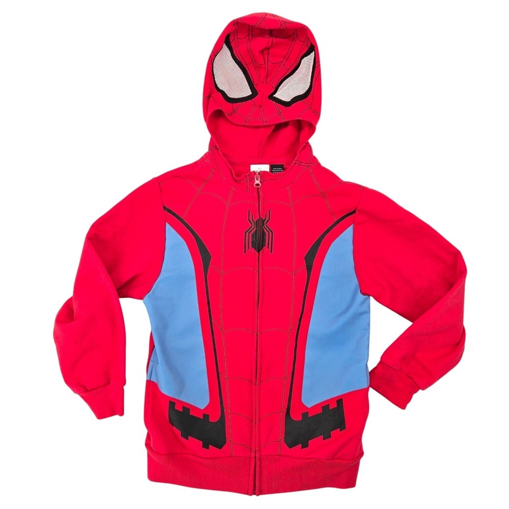 Marvel Spider-Man Far From Home Medium Zip Up Hoodie Boys Superhero Cosplay